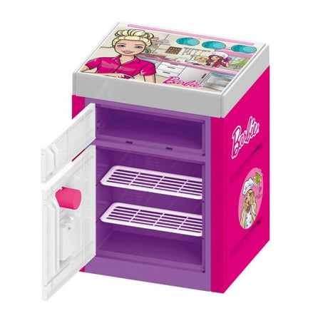 Lodówka Dolu Barbie + dźwięk różowy fioletowy