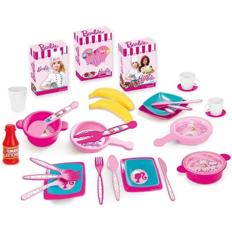 Dolu barbie kuchnia do zabawy + dźwięk różu