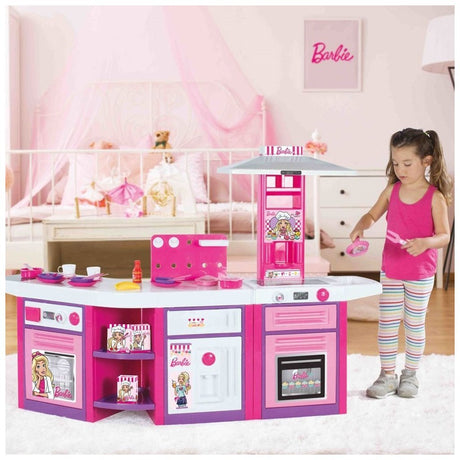 Dolu barbie kuchnia do zabawy + dźwięk różu
