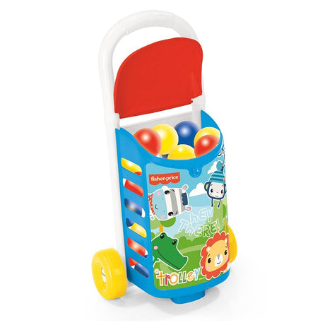 Wózek Dolu Fisher Price z kulkami 25 sztuk