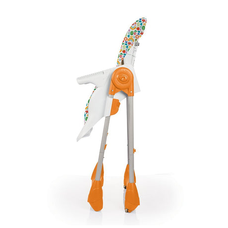 Krzesełko do karmienia Dolu Fisher Price Deluxe 105x57x87 cm biało-pomarańczowe