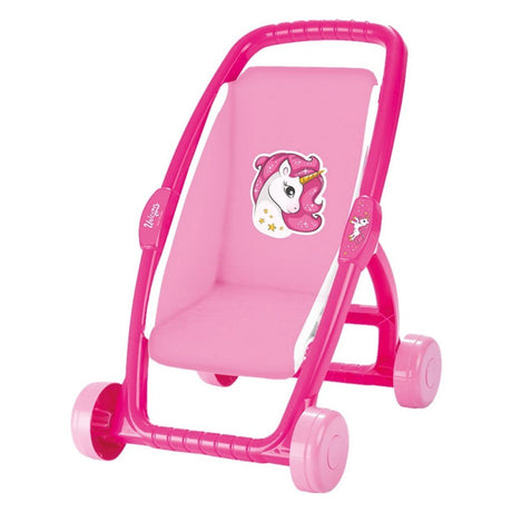 Wózek Dolu Unicorn w kolorze różowym