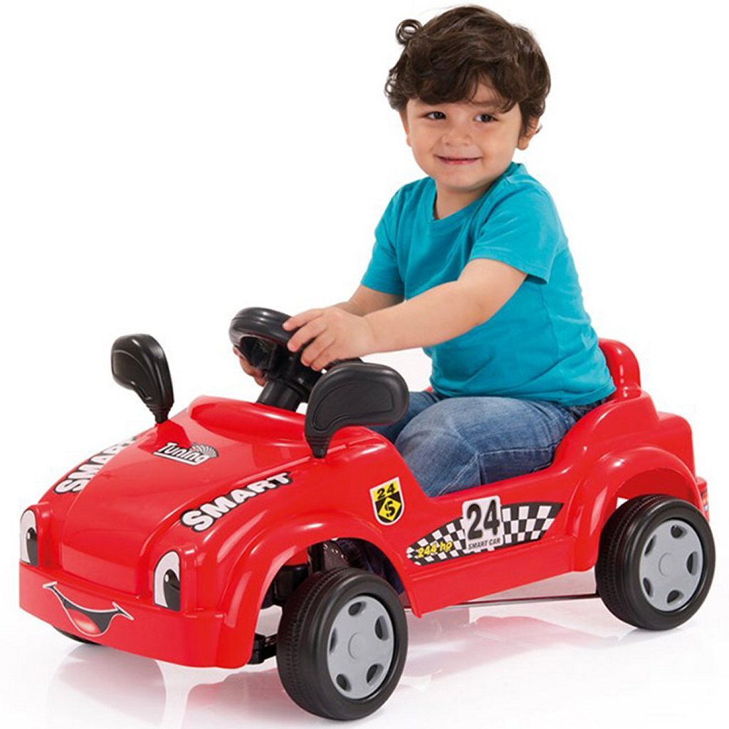 Dolu smart car samochód na pedały 42x79x49 cm czerwony