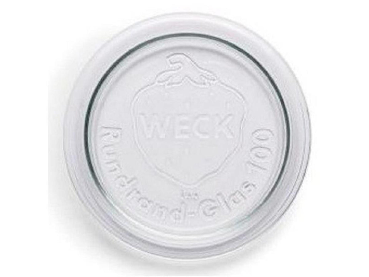 Pokrywka Weck, szklana, okrągła 100