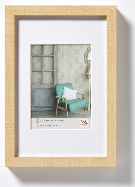 Walther Stockholm - drewniana rama mdf - rozmiar zdjęcia 15x20 cm - natura