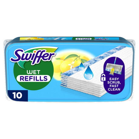 Swiffer mokre chusteczki do podłogi cytrusowe świeże 10 sztuk (1112115)
