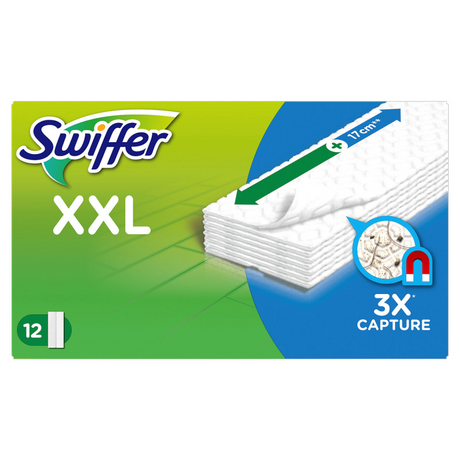 Chusteczki przeciwkurzowe Swiffer Dry Maxi XXL, opakowanie 12 sztuk