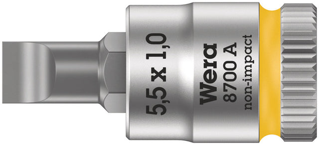 Wera 8700 a Kombinacja nasadek fl zyklop z 1 4 końcówkami, fl 0,8 x 5,5 x 28 mm - 1 szt. - 05003320001