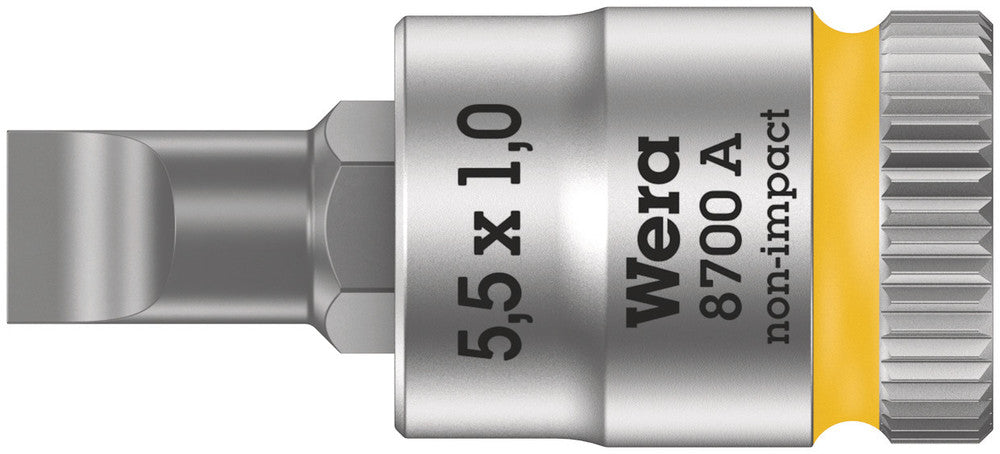 Wera 8700 a Kombinacja nasadek fl zyklop z 1 napędem 4, fl 1,0 x 5,5 x 28 mm - 1 szt. - 05003321001