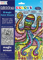 Ooly - ukryte kolory - magiczne arkusze farb - magiczny ocean - kolory wodą