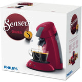 Philips HD6553 80 Senseo Oryginalny kawa Padacher czerwony