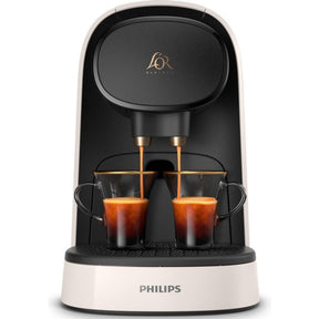 Ekspres na kapsułki Philips lm8012 00 lor barista biały czarny