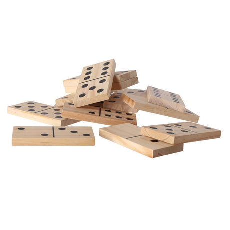 Alertowa gra domino XL (drewno) – 7,5 x 15 cm