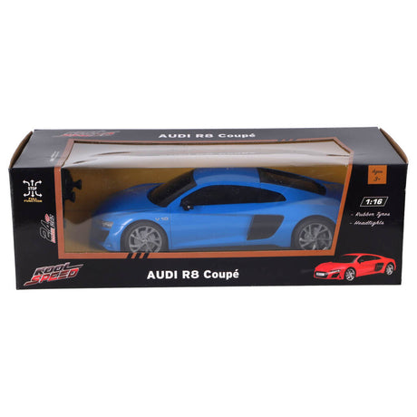 Kool speed rc audi audi r8 v10 coup eacute; 1:16 + jasnoniebieski