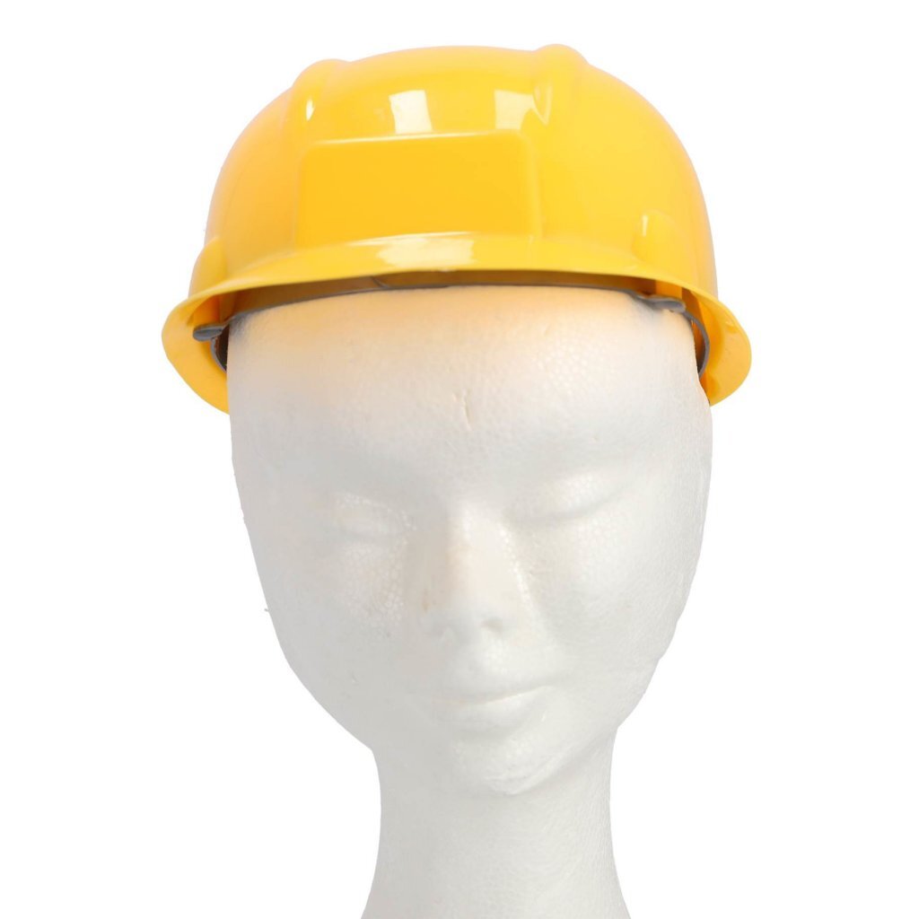 Kask budowlany innych marek, żółty