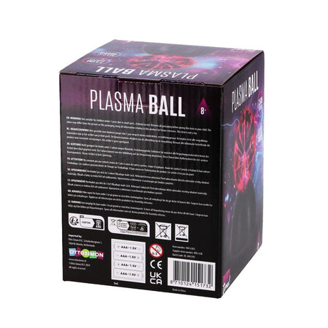 Kula plazmowa innych marek party time 7,5 cm czarna