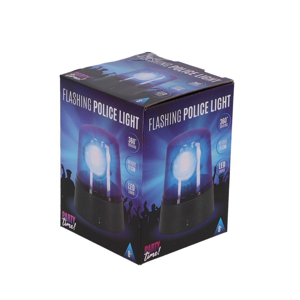 Czas na imprezę! policyjna latarka imprezowa 11cm | 4 sztuki