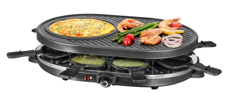 Codzienny domowy grill raclette dla 8 osób