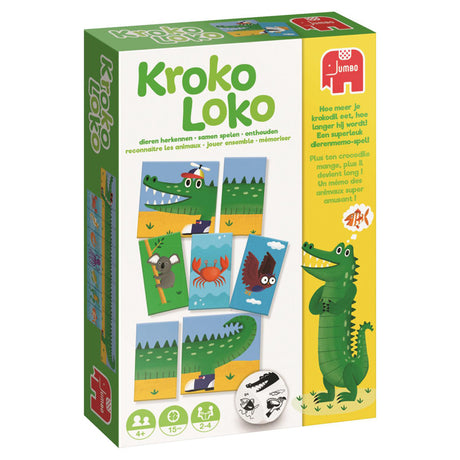 Jumbo gra memo Croco Loko na czas zabawy