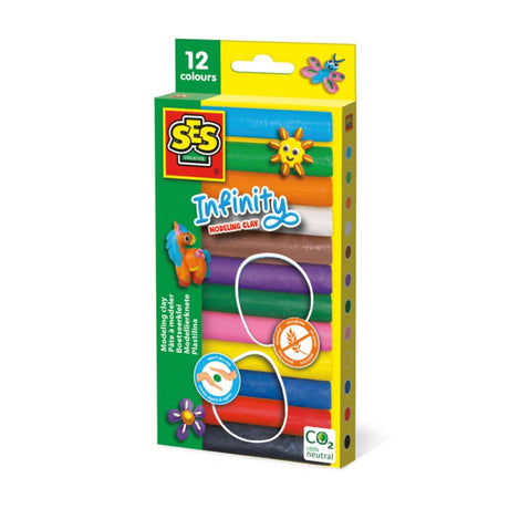 Glina modelarska Ses Infinity - 12 opakowań (180gr)