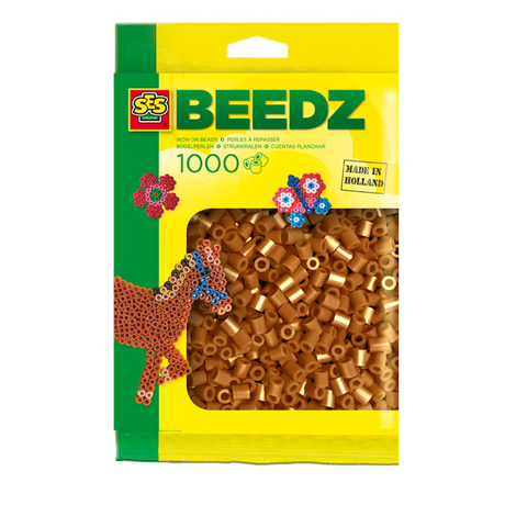 Koraliki do naprasowania Ses brązowe 1000 szt.