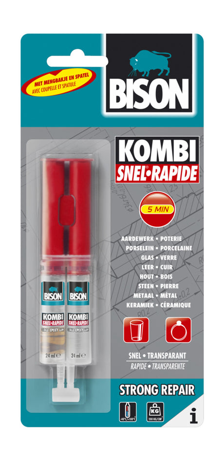 Bison kombi szybki 24 ml 5 minut - z miską i szpatułką