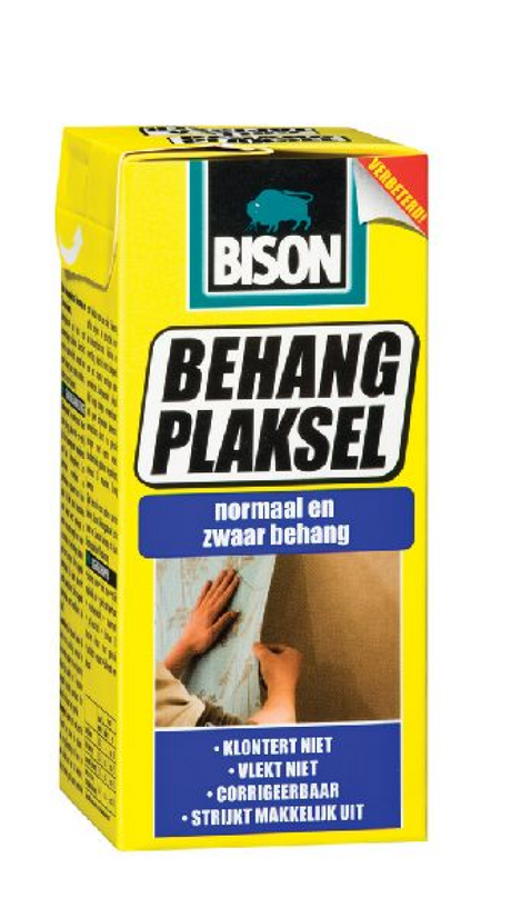Bizon pasta do tapet normalnych i ciężkich opakowanie 125 g, nie plami, nie zbryla się, łatwo się rozprowadza, super mocna, neutralne pH, gotowa do użycia w ciągu 15 minut