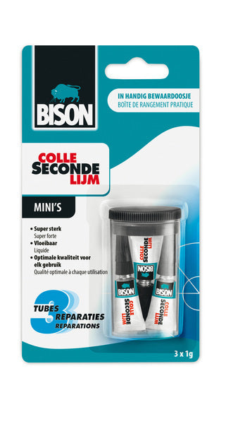 Bison bi-6309066 super klej mini 3x1 gram