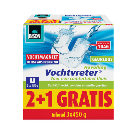 Wkład magnetyczny pochłaniający wilgoć Bison 2+1 gratis
