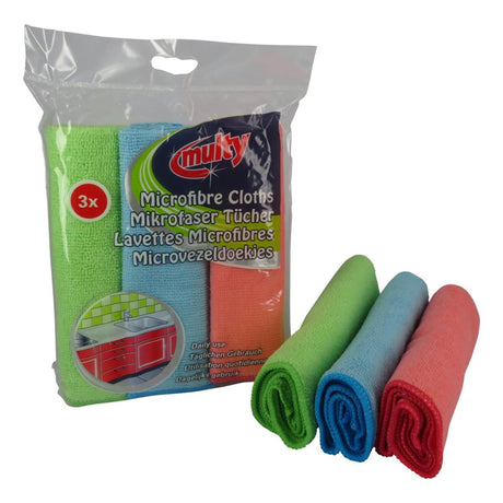 Ściereczki z mikrofibry Multy 35x35cm 250gr m2 opakowanie 3 sztuki