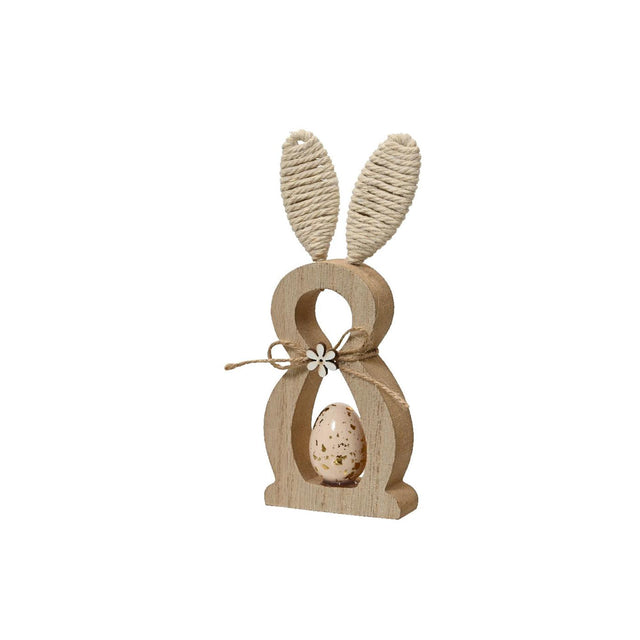 Dekoracja Decoris drewno królicze 2x7x18cm