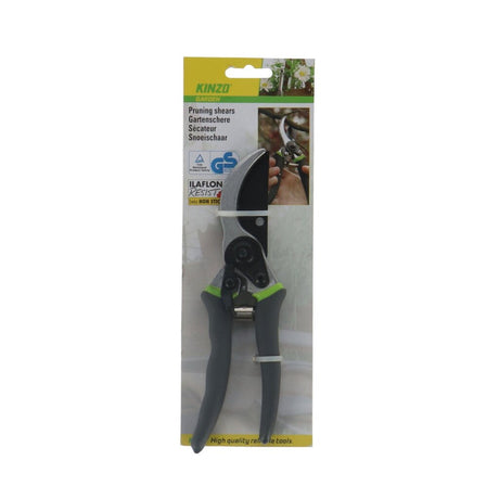 Nożyce do przycinania Kinzo 21 cm szaro-zielone