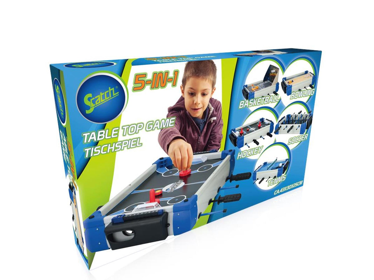 Gra stołowa Eddy Toys 5w1 43x30x25cm
