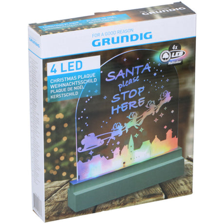 Tarcza świąteczna Grundig LED wielokolorowa