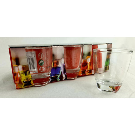 Kieliszki do shotów Alpina 6 sztuk - kieliszki do shotów 45ml - szklanki można myć w zmywarce - przezroczyste - szkło