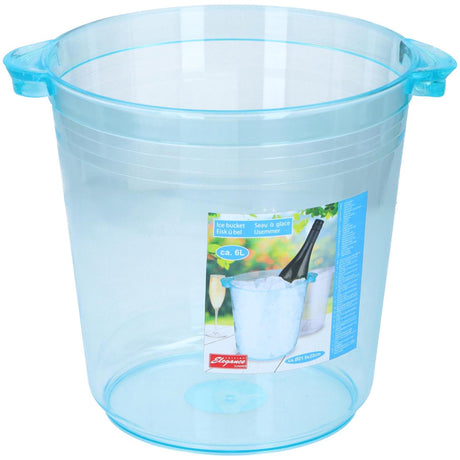 Plastikowe wiaderko na lód Cuisine elegancja 26,3x21,5x22cm 6 litrów