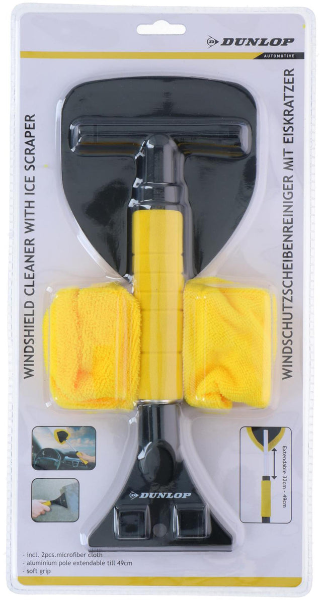 Skrobaczka do szyb Dunlop z wycieraczką do szyb 38x13,5cm