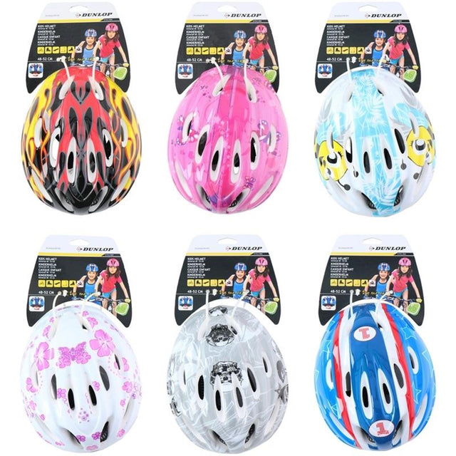 Dziecięcy kask rowerowy Dunlop uni 48-52 cm