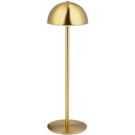 Lampa stołowa Grundig w kolorze złotym USB-C akumulatorowa 32x10cm