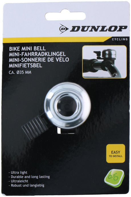 Mini dzwonek rowerowy Dunlop o średnicy 3,5 cm
