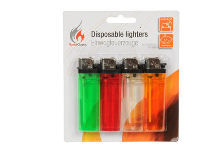 Zapalniczka Flame Classics jednorazowa 4 sztuki