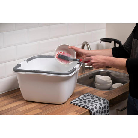 Szczotka do mycia naczyń Dirt Devil z miękką rączką 32cm