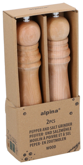 Alpina peper en zoutmolen set 25cm