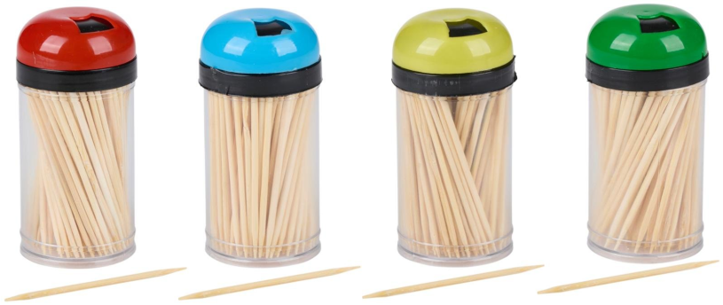 Excellent houseware cocktailprikkers 4x150 stuks