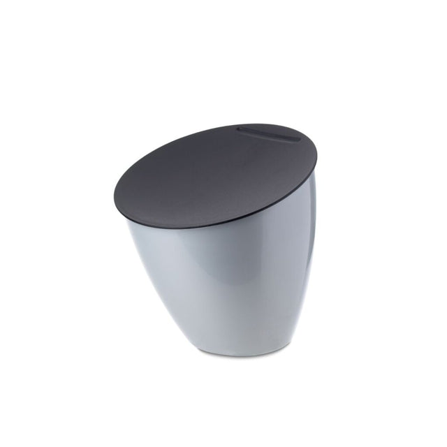 Mepal Calypso Waste Bin 2,2 l Srebrne
