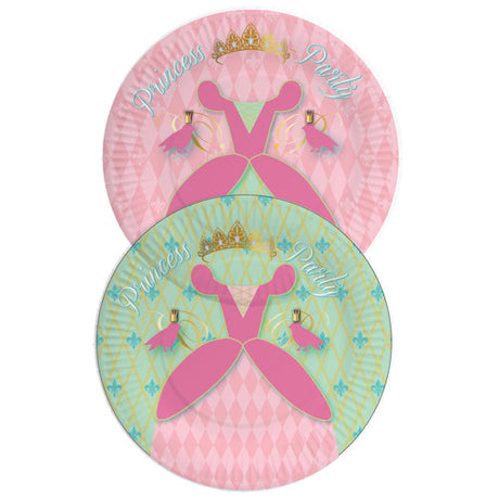 Talerze Disney Princess Białobrody Haza 23cm 8 sztuk