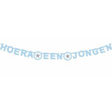 Letterguirlande hoera een jongen