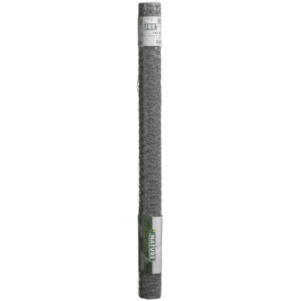 Nature Mesh Heksagonal 0,5 x 2,5 m 25 mm stal ocynkowana