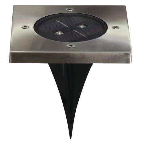 Ranex ra-5000406 LED, solarny reflektor gruntowy ze stali nierdzewnej
