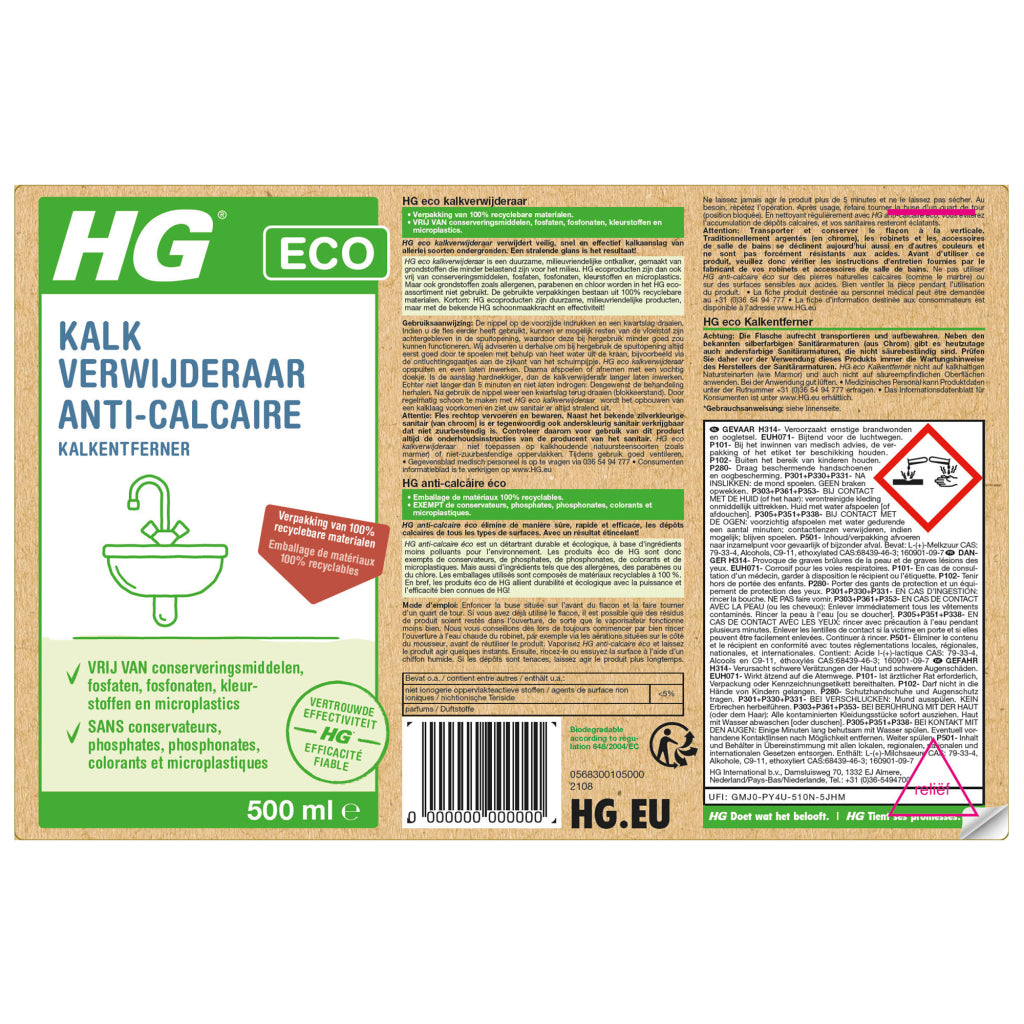 Hg Eco odkamieniacz 500 ml